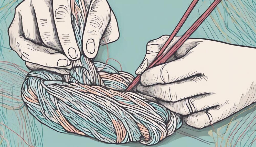 knitting as a textile