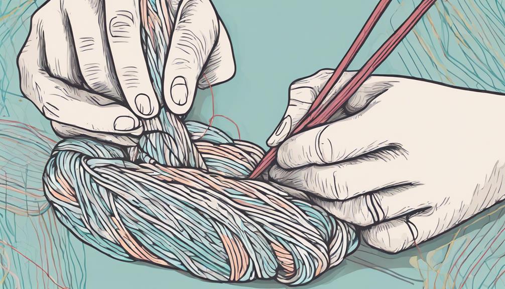 knitting as a textile