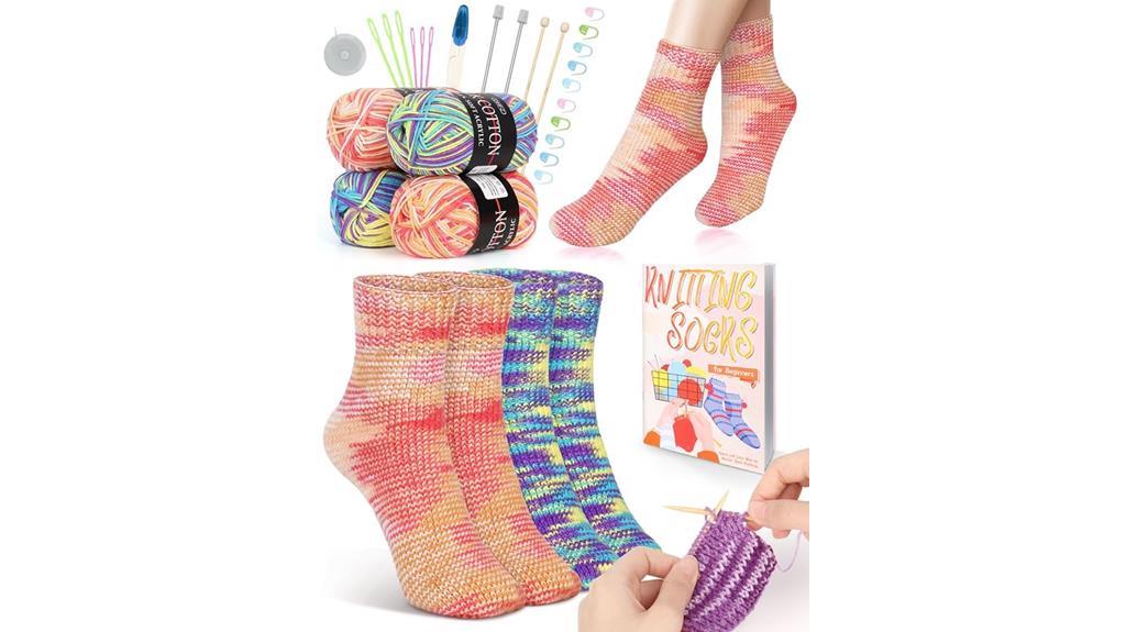 adults beginner knitting kit