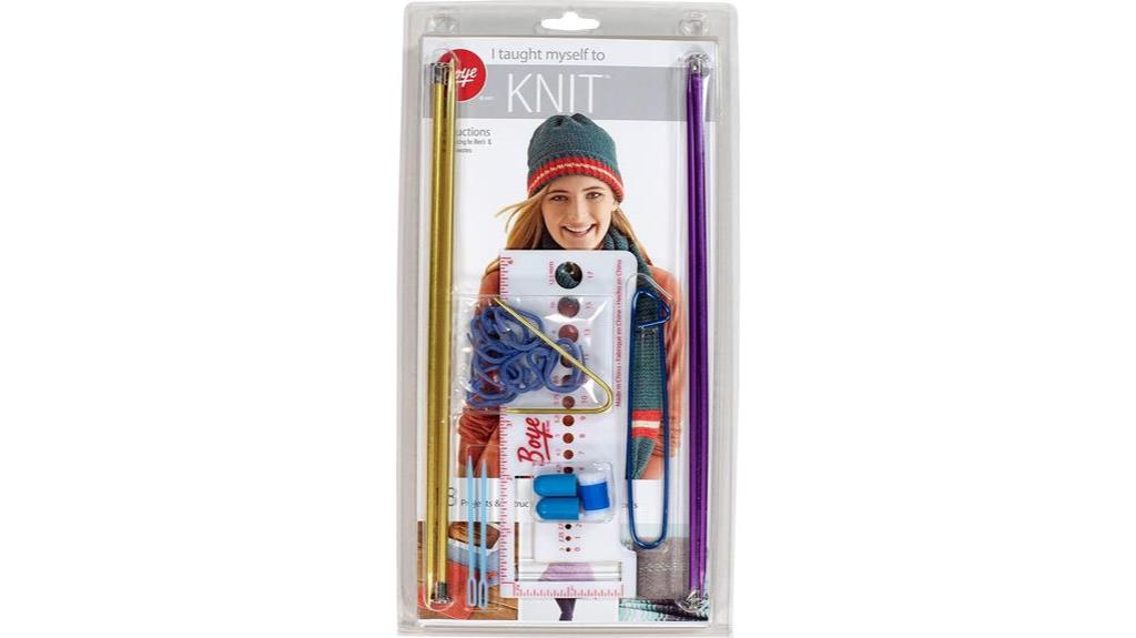 beginner knitting kit set