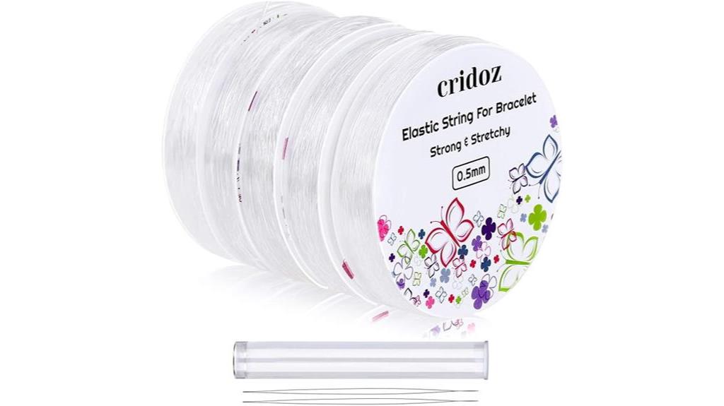 clear elastic bracelet string