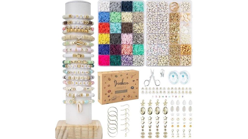 crafting clay bead jewelry