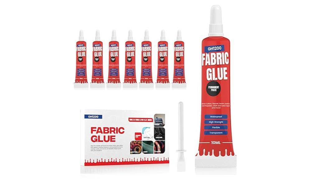 crafting with permanent fabric glue