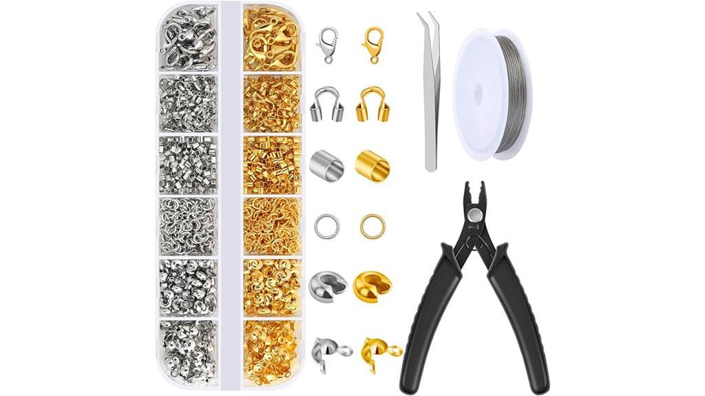crimp beads jewelry kit