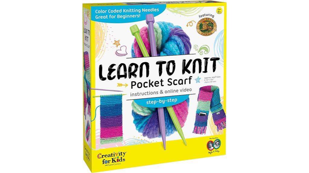 diy knitting kit for beginners