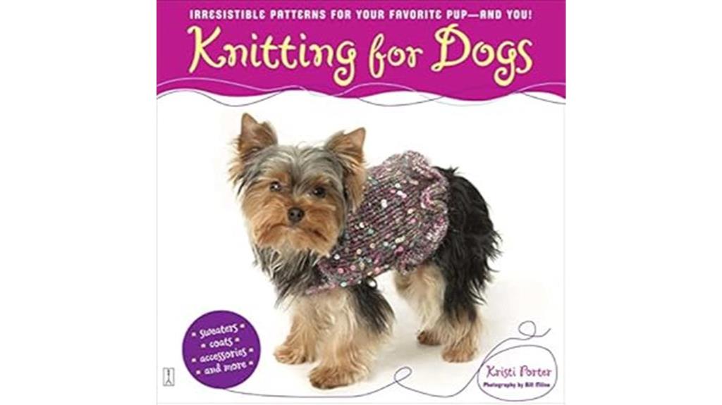 dog themed knitting patterns book