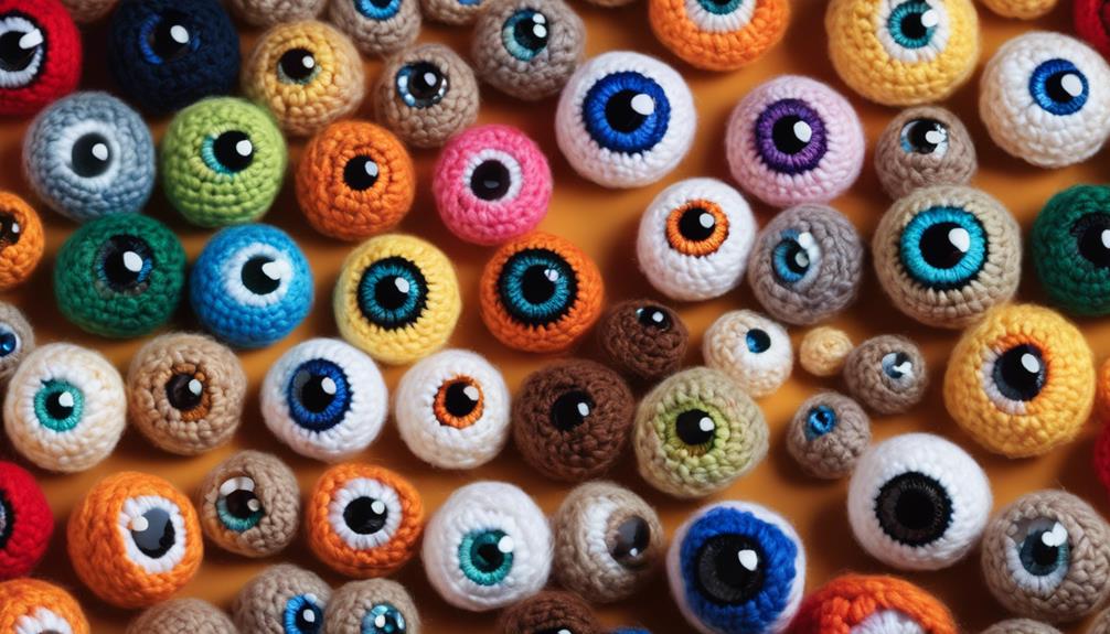 enhance amigurumi with doll eyes