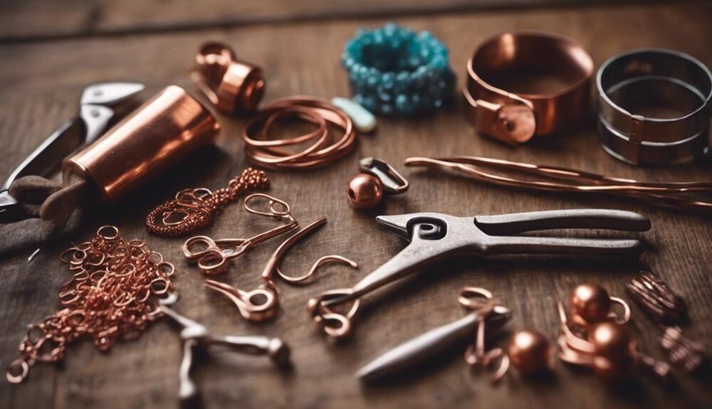 essential copper jewelry supplies