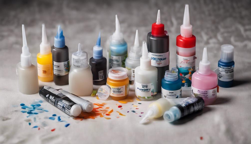 fabric decorating glue selection