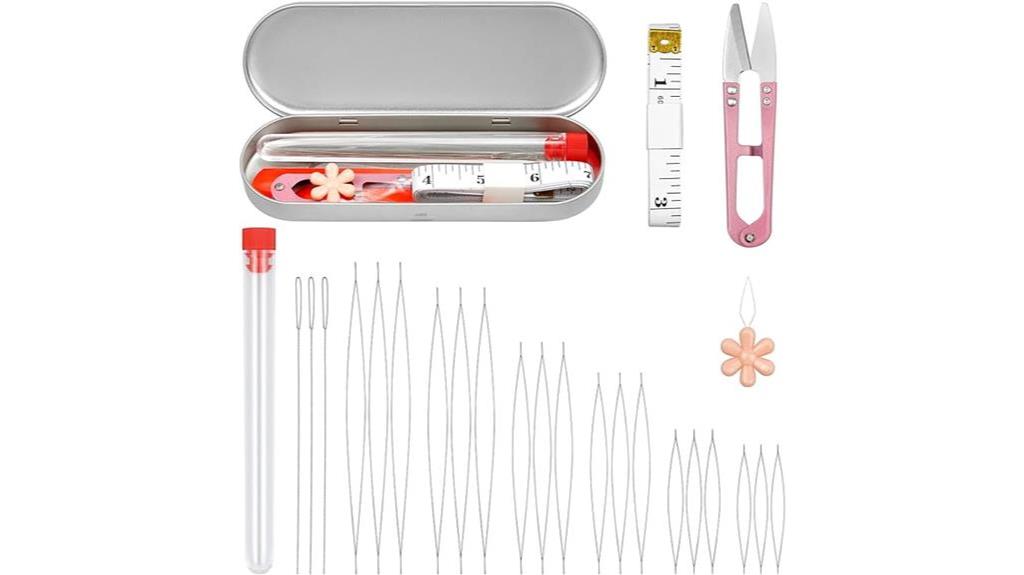 fine needles for beading