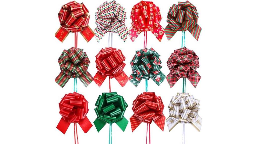 large christmas gift bow