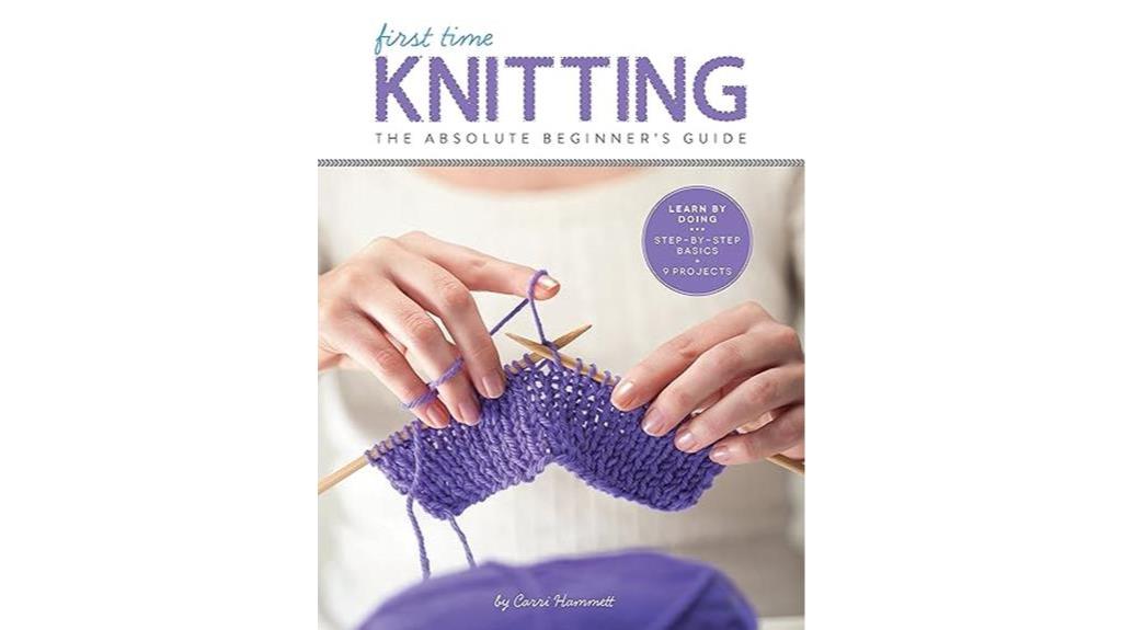 learning to knit joyfully