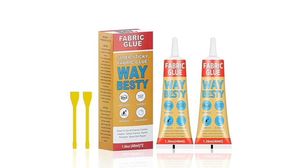 permanent fabric glue ideal