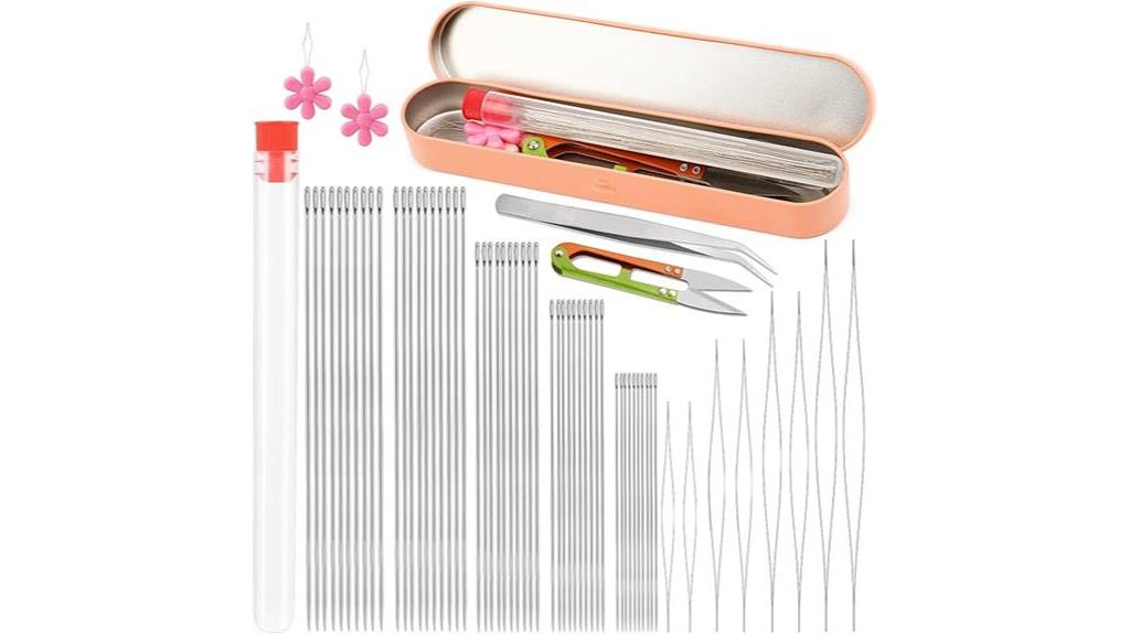 precision beading needle set
