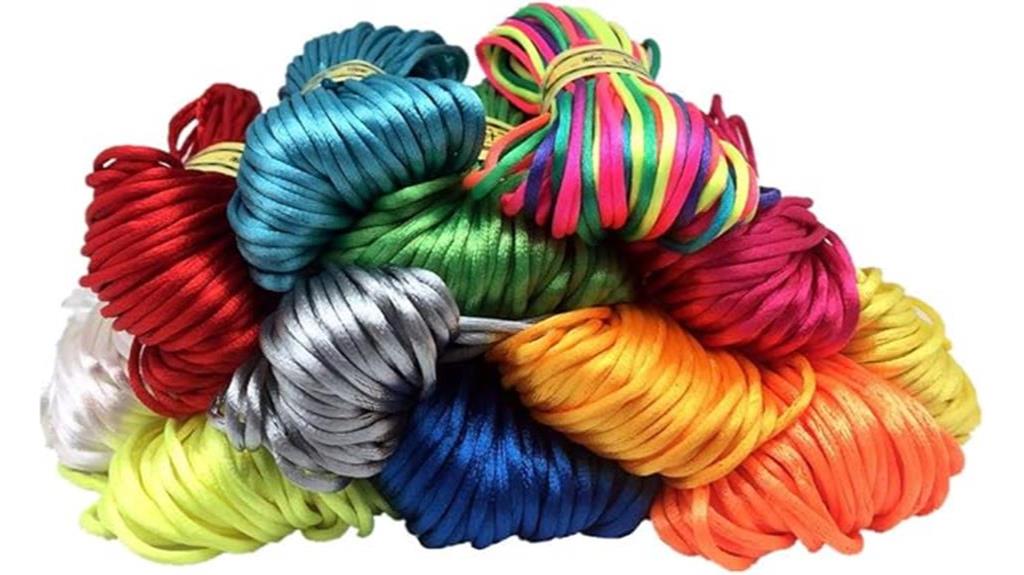 satin nylon trim cord