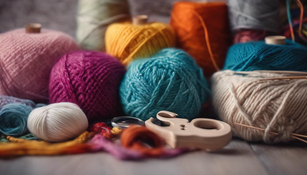 selecting adult knitting kit