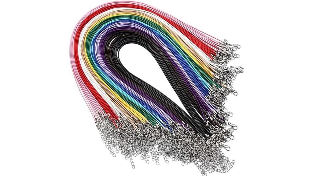 waxed cord for jewelry