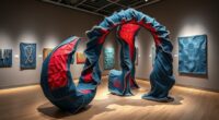 artists turning jeans into art