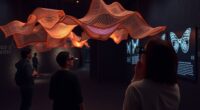 augmented reality textile exhibits