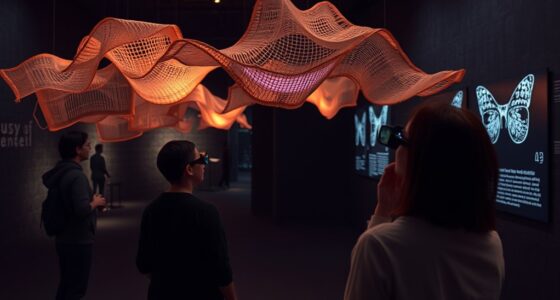 augmented reality textile exhibits
