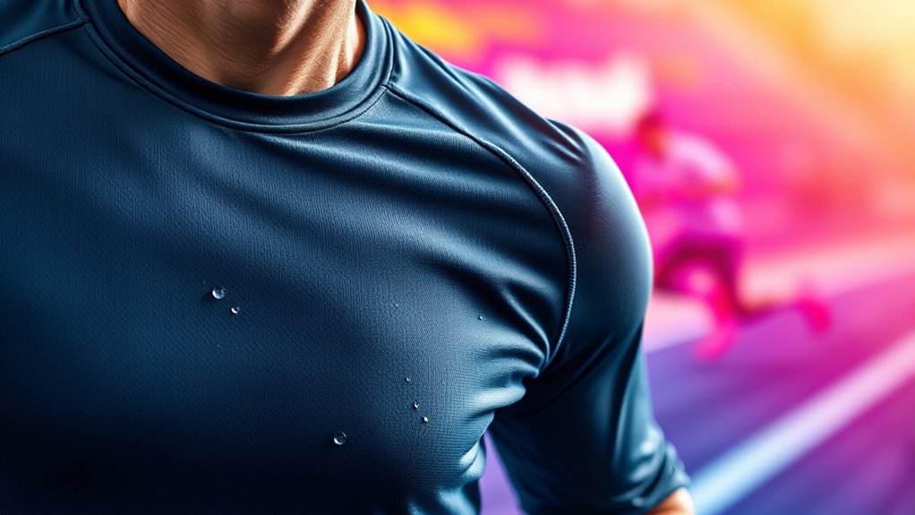 breathable quick drying sweat management