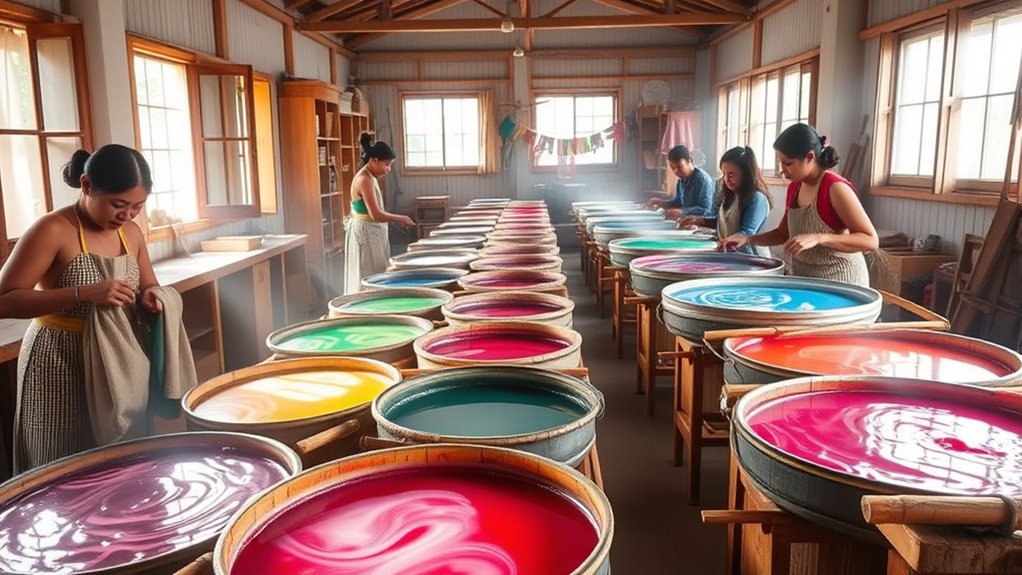 rainwater harvesting promotes sustainable textile dyeing