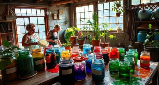 sustainable rainwater dyeing studios