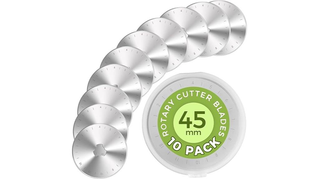 10 pack 45mm rotary blades