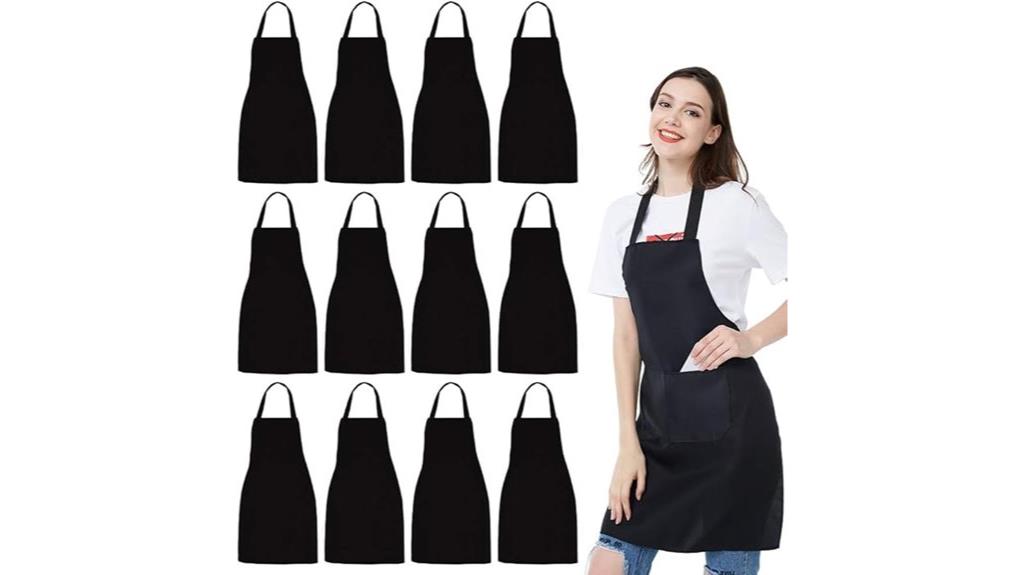 12 pack bib aprons