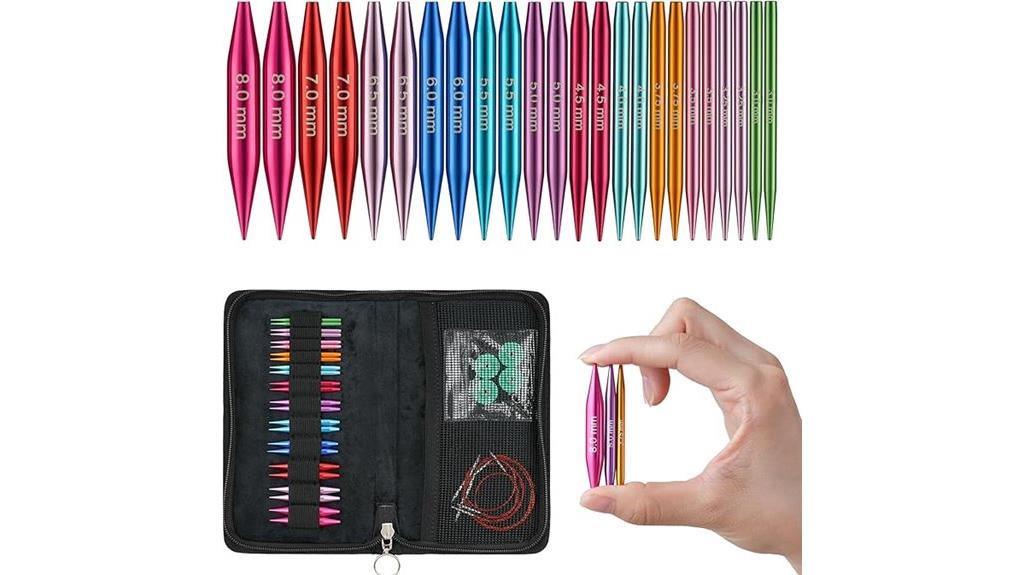 12 pairs circular knitting needles