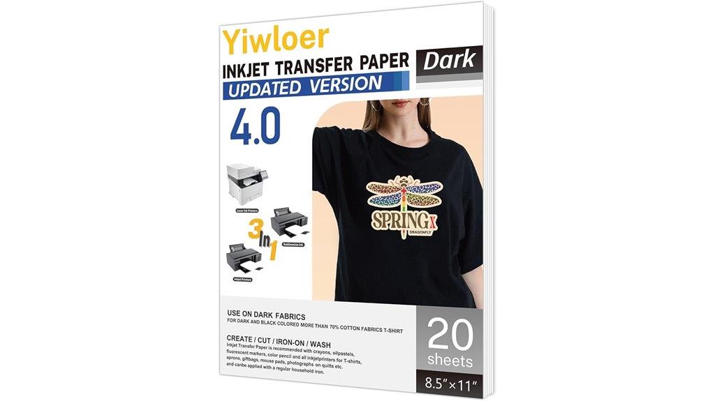 20 sheets iron transfer