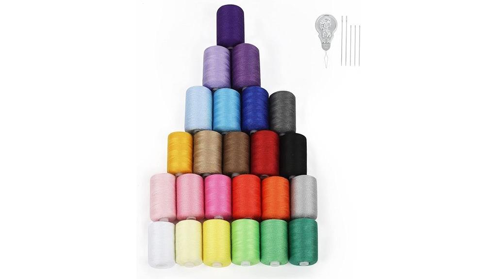 24 color sewing thread set
