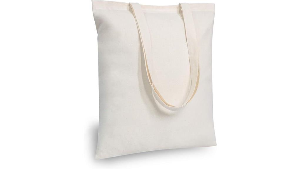 48 pack cotton tote bags