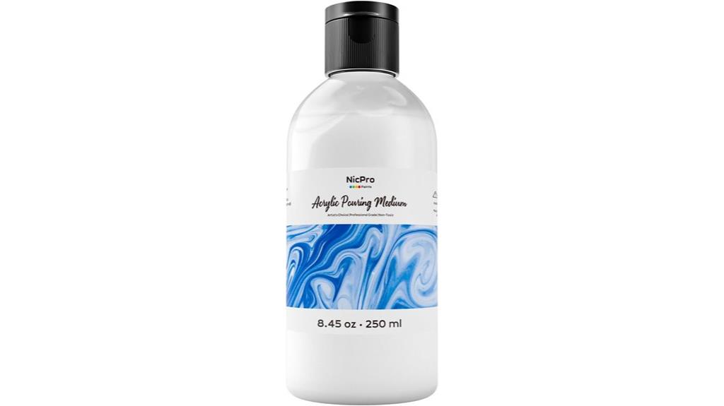 acrylic pouring medium bottle