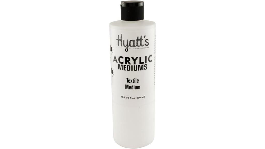 acrylic textile medium bottle