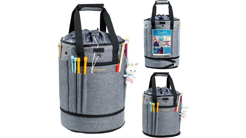 adjustable crochet storage organizer