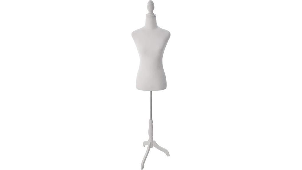 adjustable female dress form