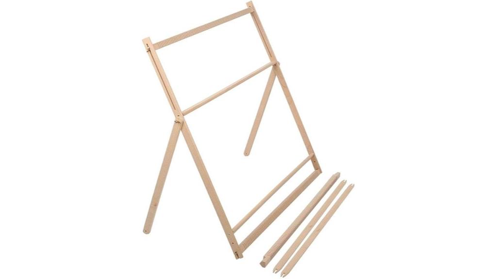 adjustable hand weaving loom