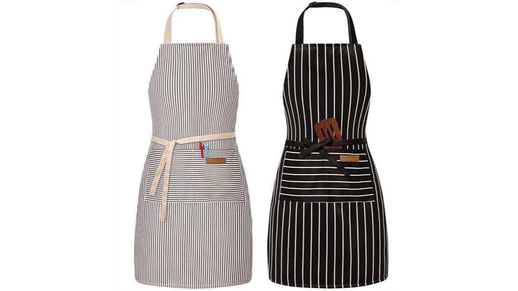 adjustable pocket bib aprons