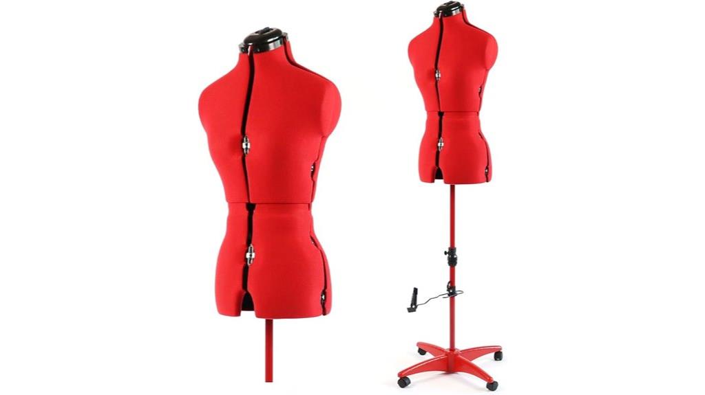 adjustable size sewing mannequin