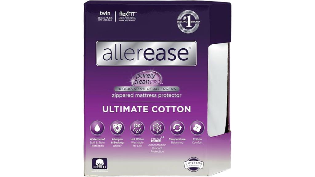 allergy proof twin mattress protector