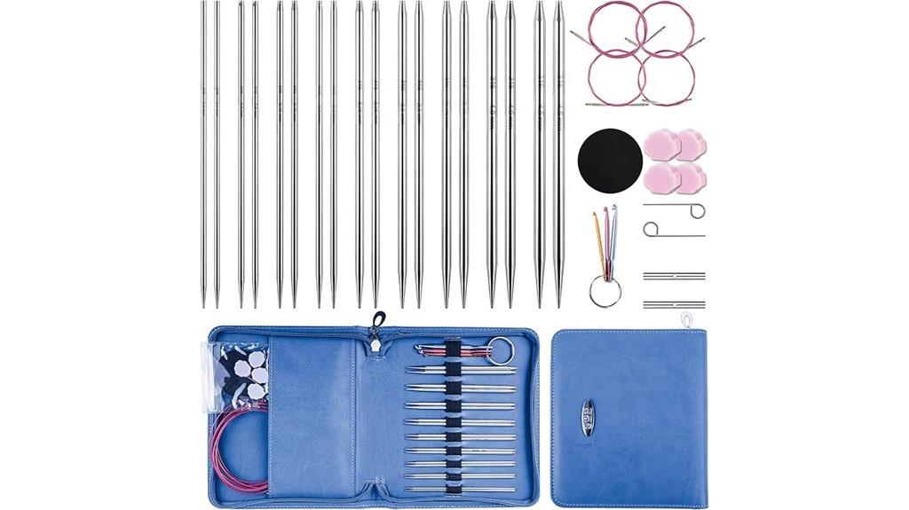 aluminum circular knitting set
