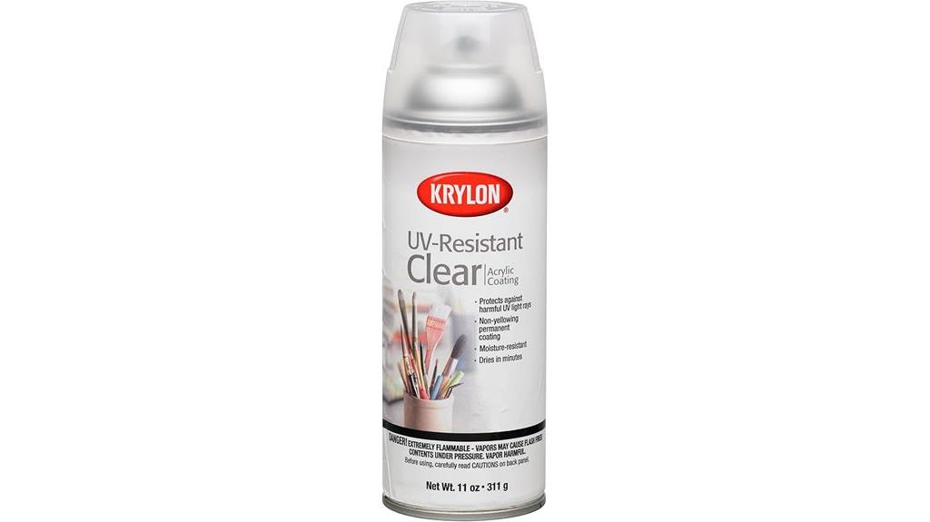 artist aerosol clear coatings