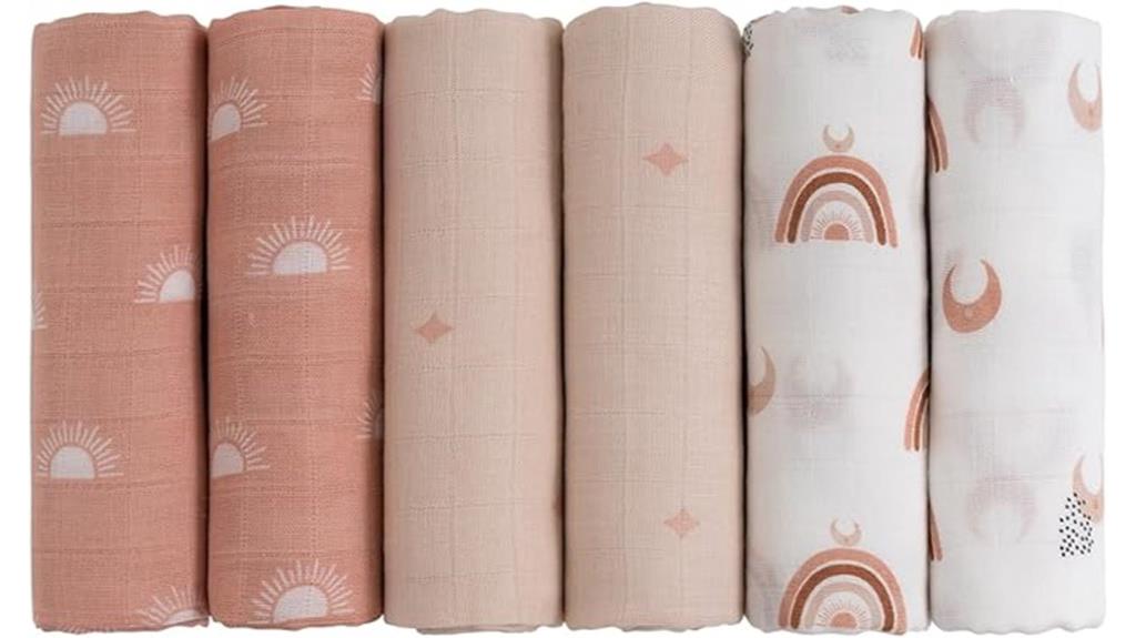 baby blanket set six pieces