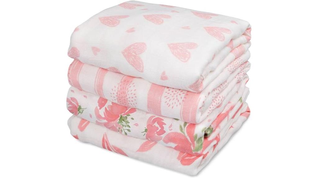 baby muslin swaddle set