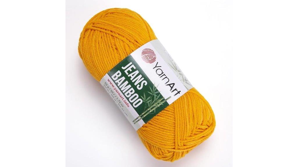 bamboo blend yarn skein
