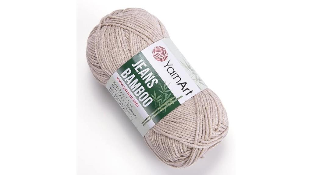 bamboo blend yarn skein