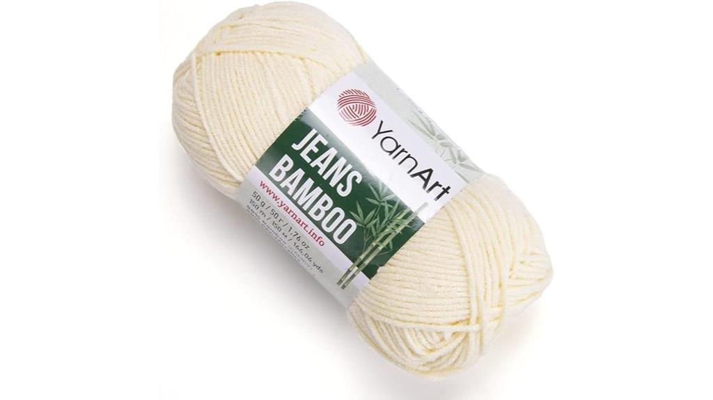 bamboo blend yarn skein