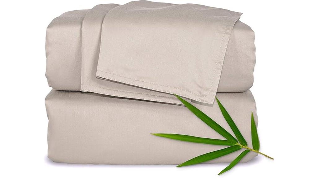bamboo king bed sheets