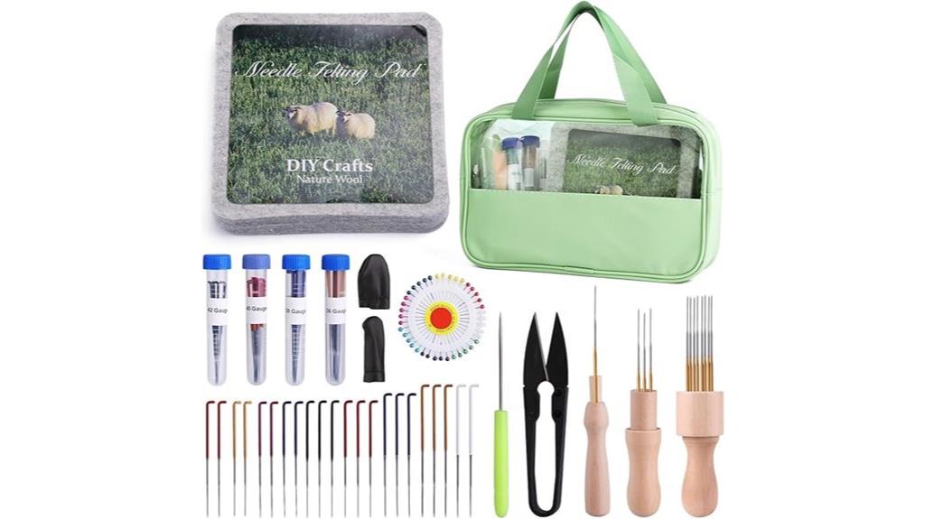 beginner and professional felting kit